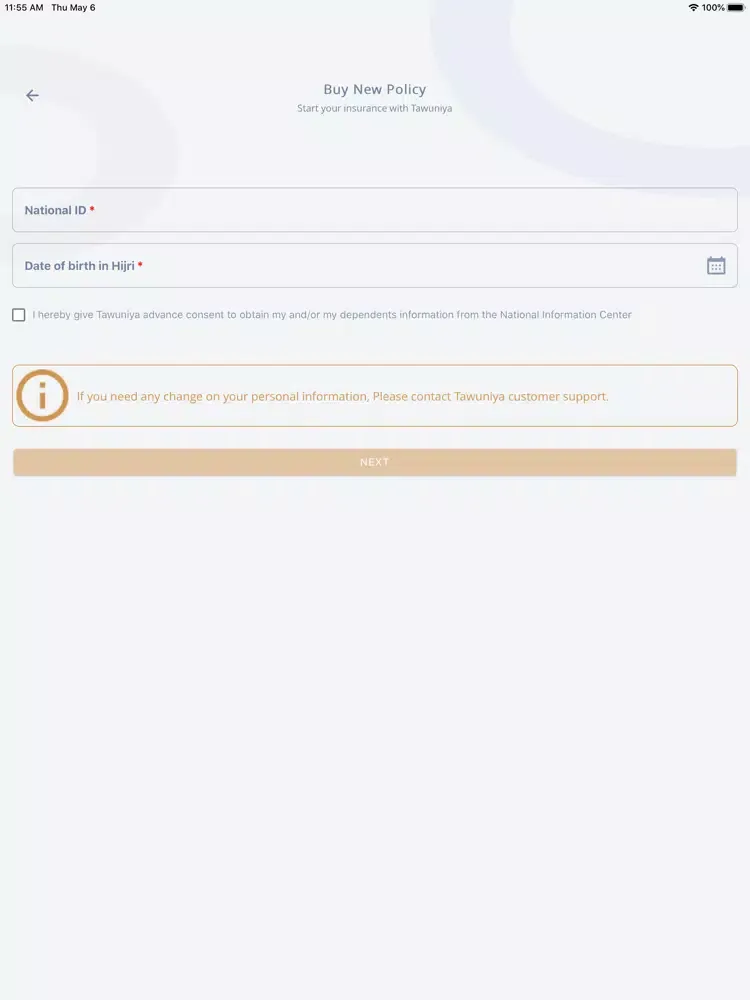 KSACompulsory Travel Insurance iPad 應用截圖