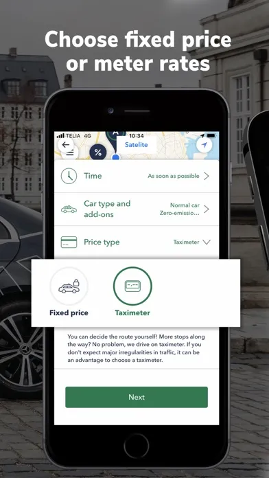Tangkapan skrin TAXA 4x35 (Taxi booking)