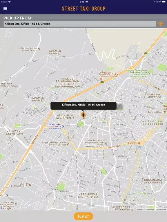 Street Taxi iPad  स्क्रीनशॉट