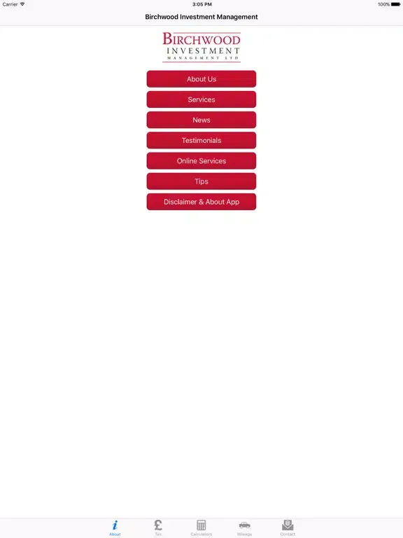 Birchwood Investment iPad  Screenshots
