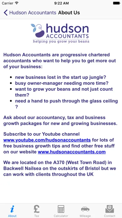 Скриншоты Hudson Accountants