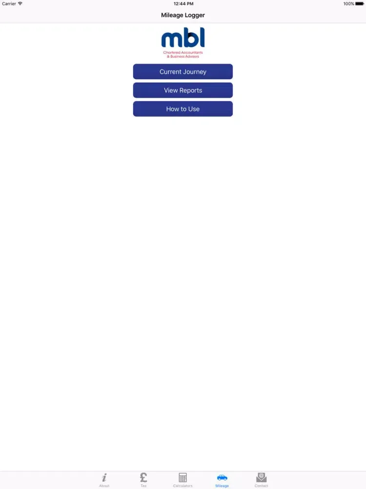 Ảnh chụp màn hình của MBL Ltd iPad 