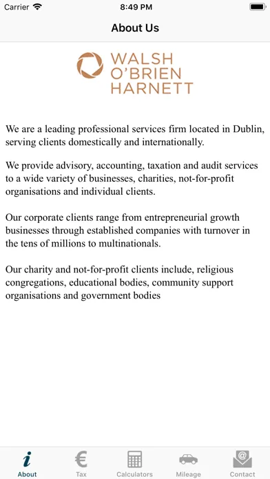 Screenshot di Walsh O’Brien Harnett