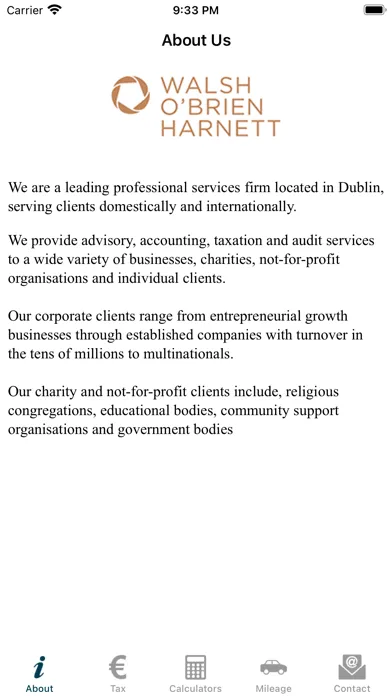 Screenshot di Walsh O’Brien Harnett