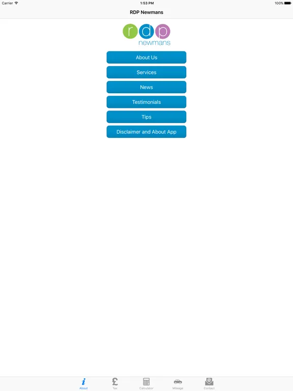 RDP Newmans iPad 应用截图