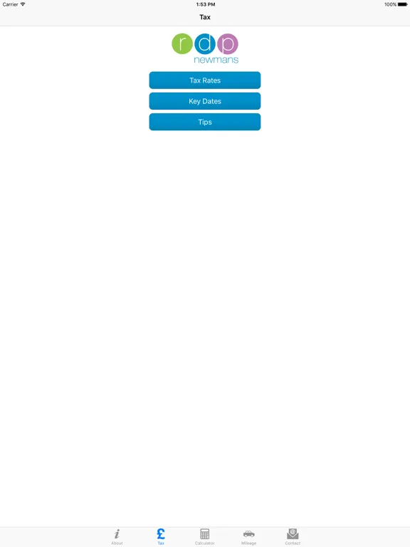 RDP Newmans iPad 应用截图