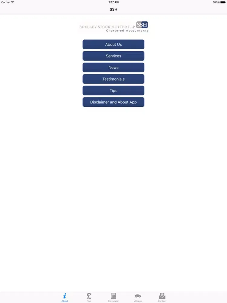 SSH LLP iPad 应用截图