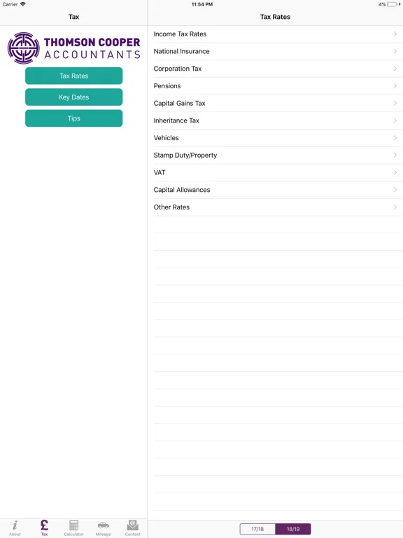 Thomson Cooper iPad  স্ক্রিনশট
