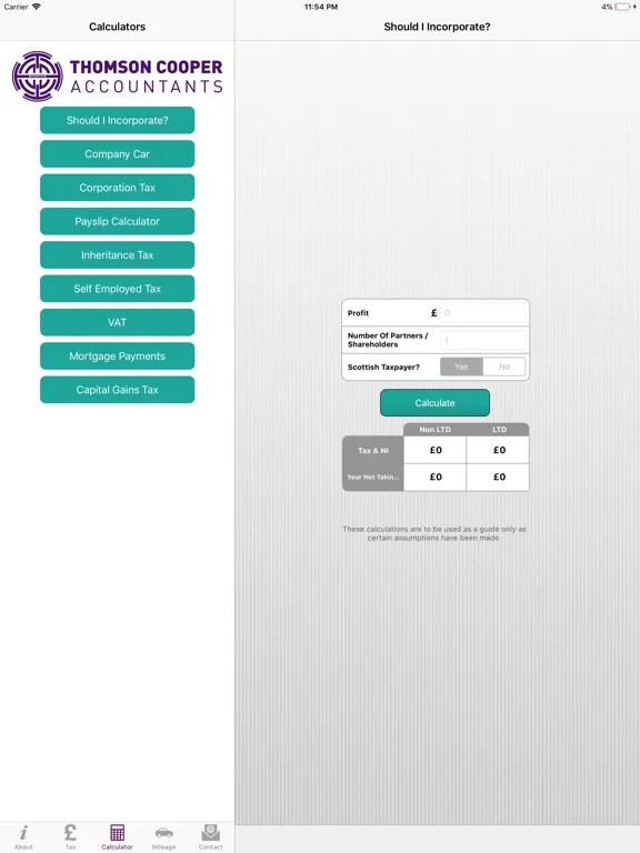 Thomson Cooper iPad  স্ক্রিনশট