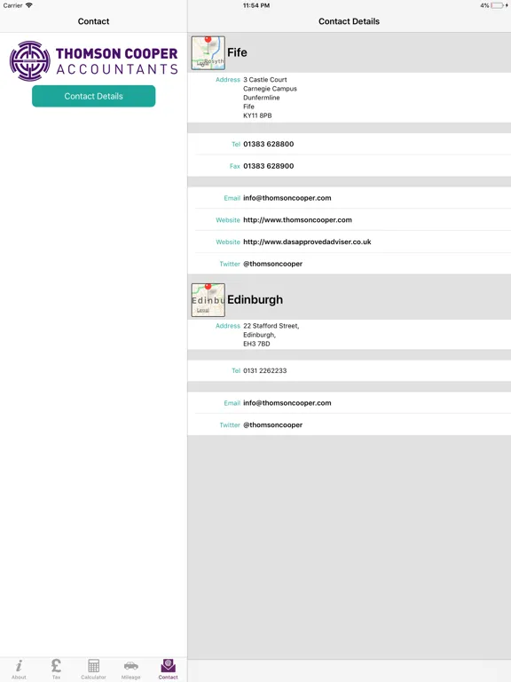 Thomson Cooper iPad  স্ক্রিনশট