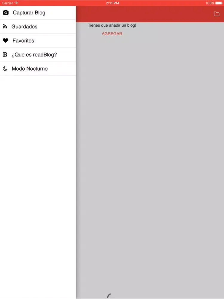 readBlog - Reading Blogs iPad  Screenshots
