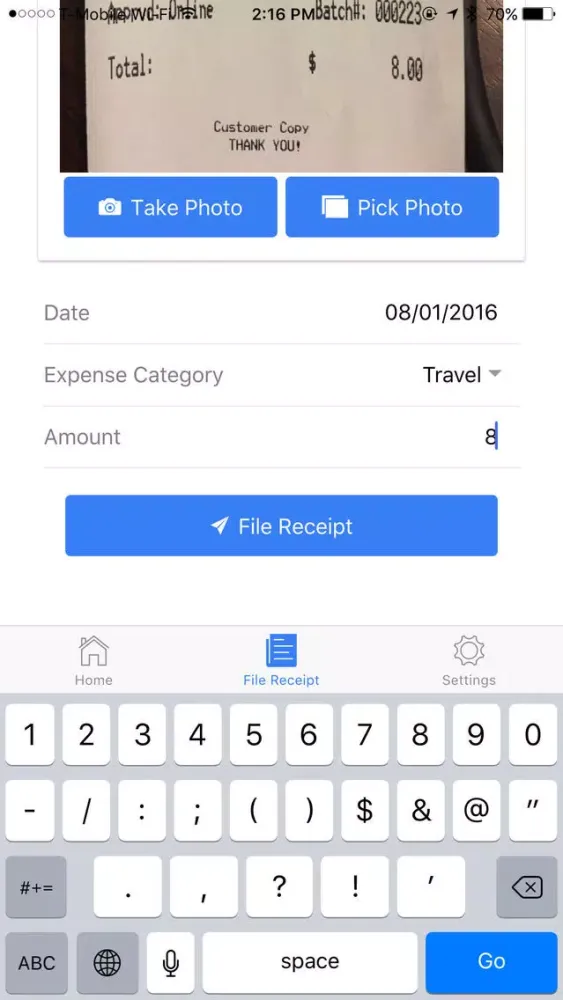 Trucker Bookkeeping Screenshots