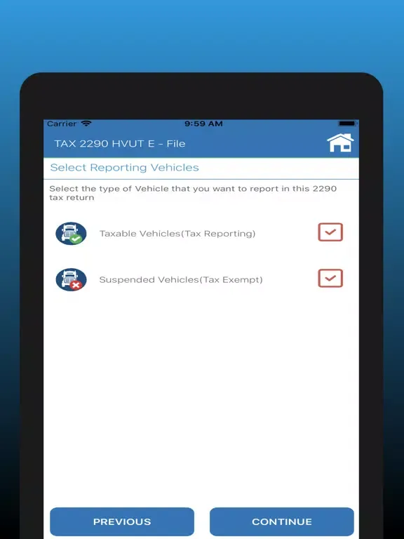 Скриншоты Tax2290 eFile iPad 