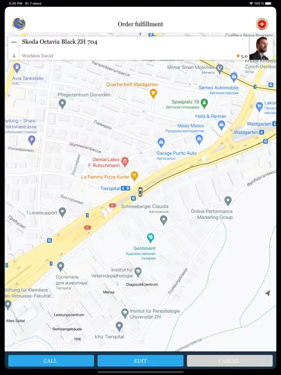 AIRPORT TAXI ZURICH iPad  سکرین شاٹس
