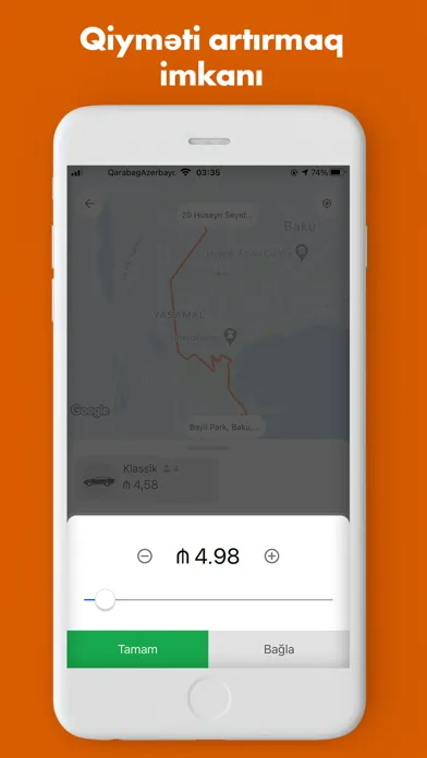 Screenshot di 1Taxi.az - Baku