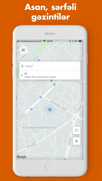 Screenshot di 1Taxi.az - Baku