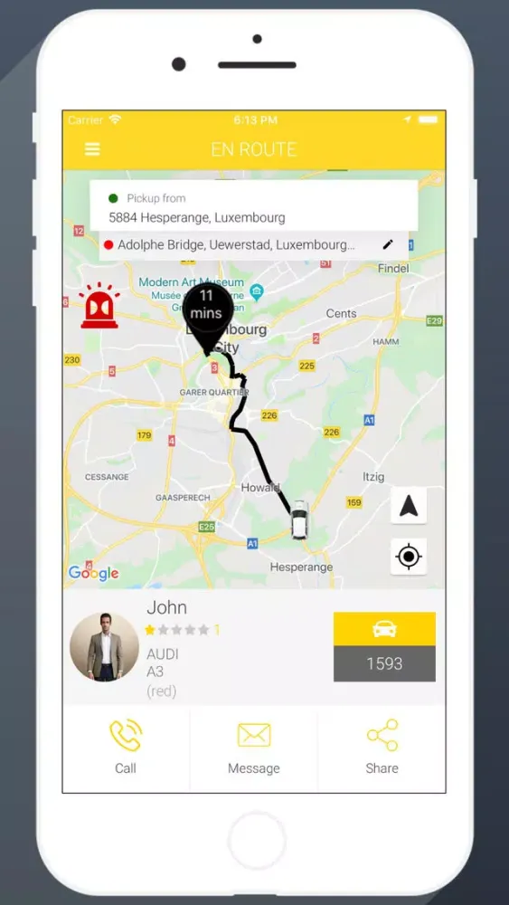 Hellotaxi.lu স্ক্রিনশট