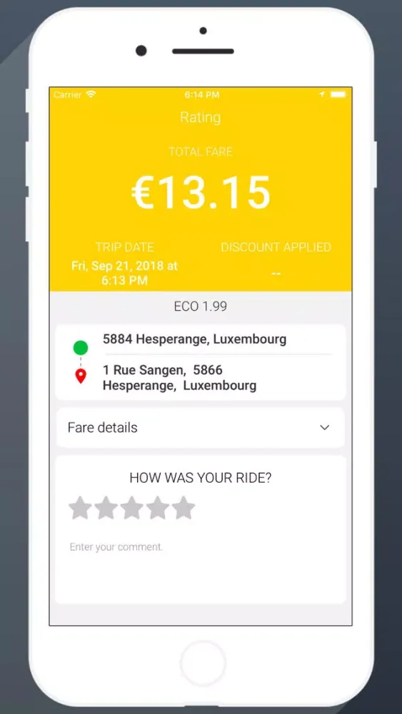 Hellotaxi.lu স্ক্রিনশট
