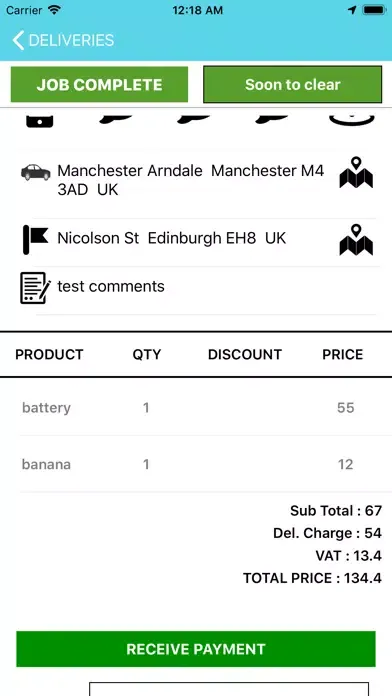 Product Delivery Rider App Screenshots