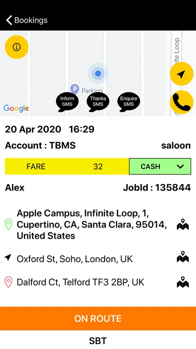 تصاویر TBMS Driver - Taxi system