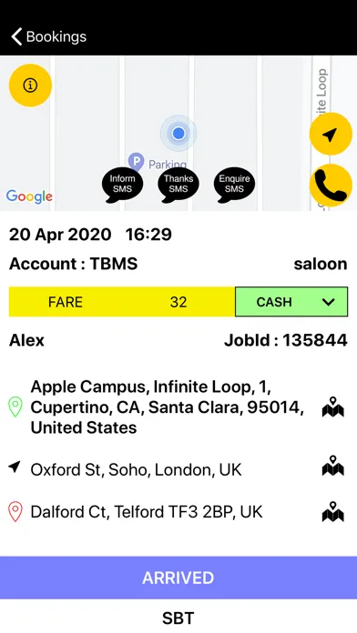 تصاویر TBMS Driver - Taxi system