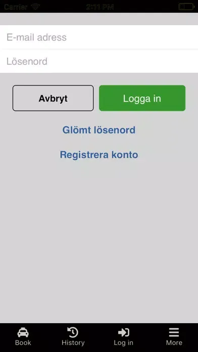 Capturas de pantalla de Dlvry Taxi Jämtland