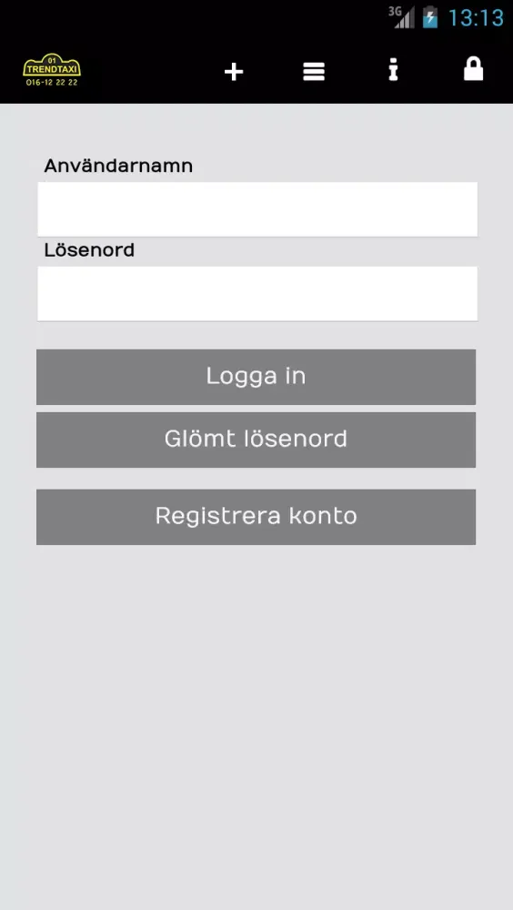 Zrzuty ekranu Trendtaxi