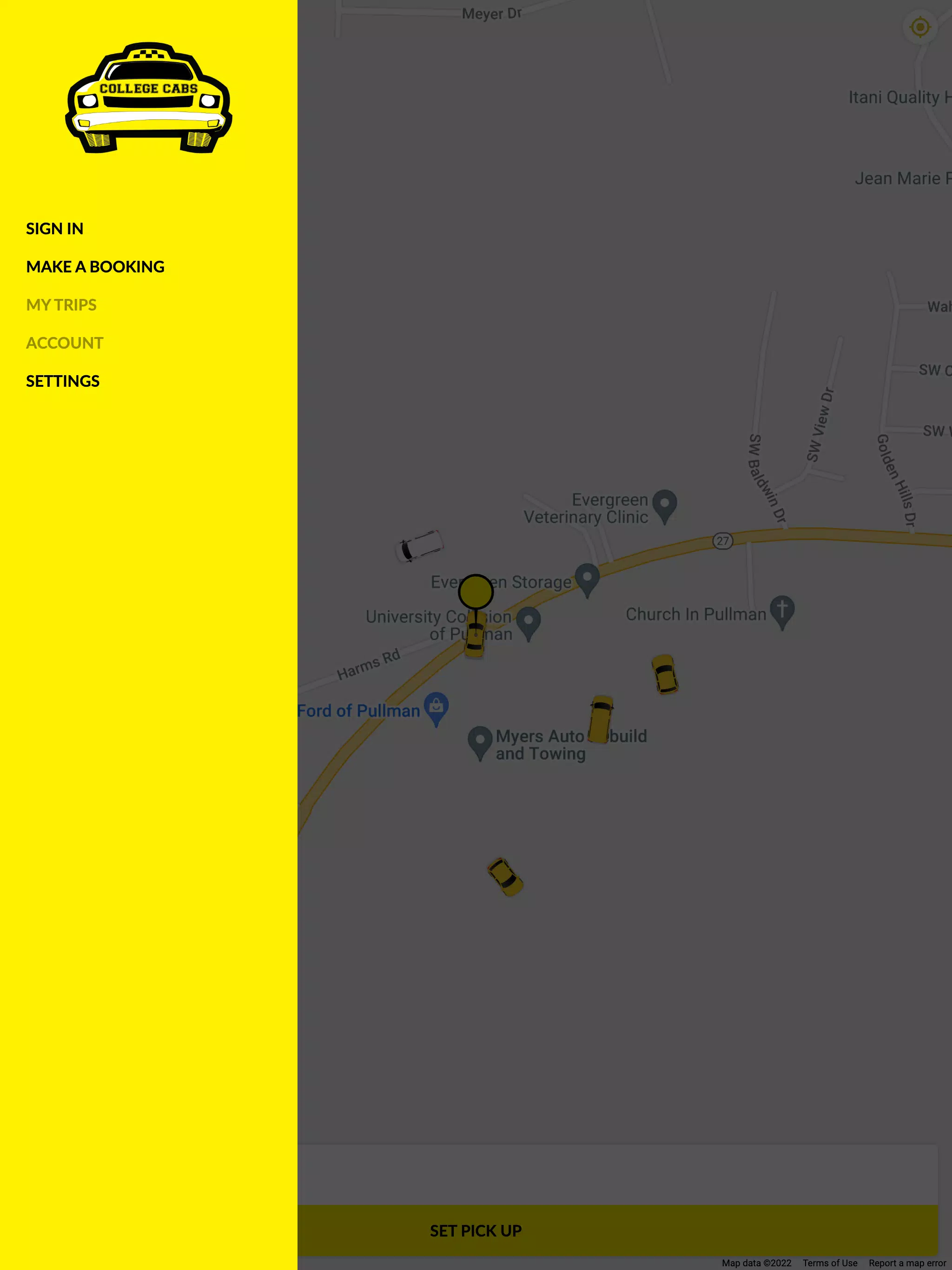 College Cabs Pullman Screenshots3