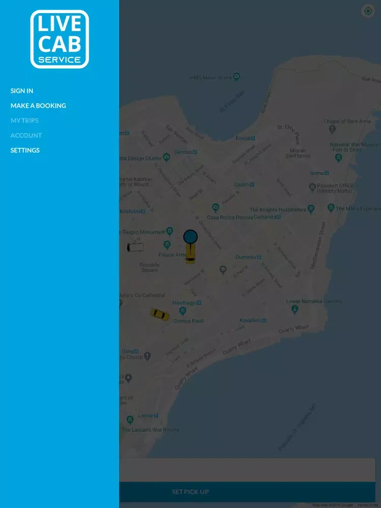 LIVE CAB Service iPad  スクリーンショット