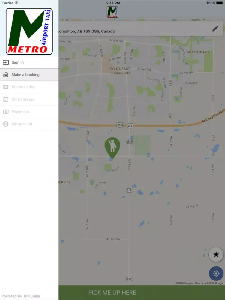 METRO AIRPORT TAXI iPad 应用截图