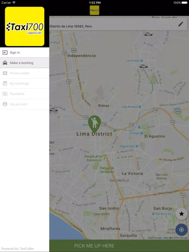 Taxi 700 - App gratuita iPad  Screenshots