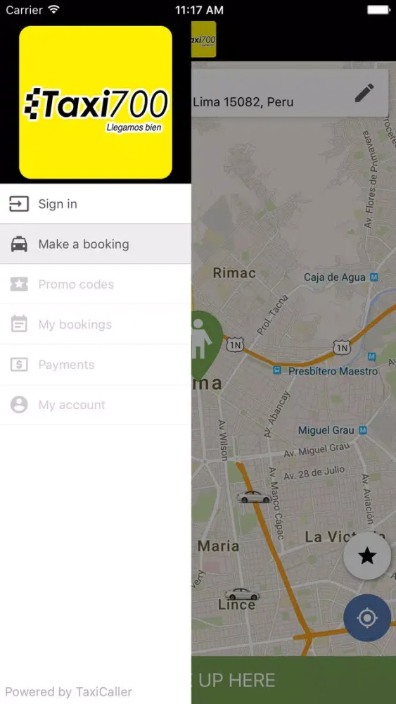 Taxi 700 - App gratuita Screenshots