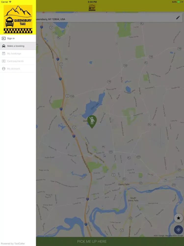 تصاویر Queensbury Taxicab & Limousine iPad 