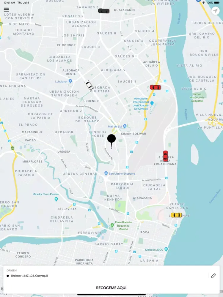 ภาพหน้าจอของ VIPCAR iPad 