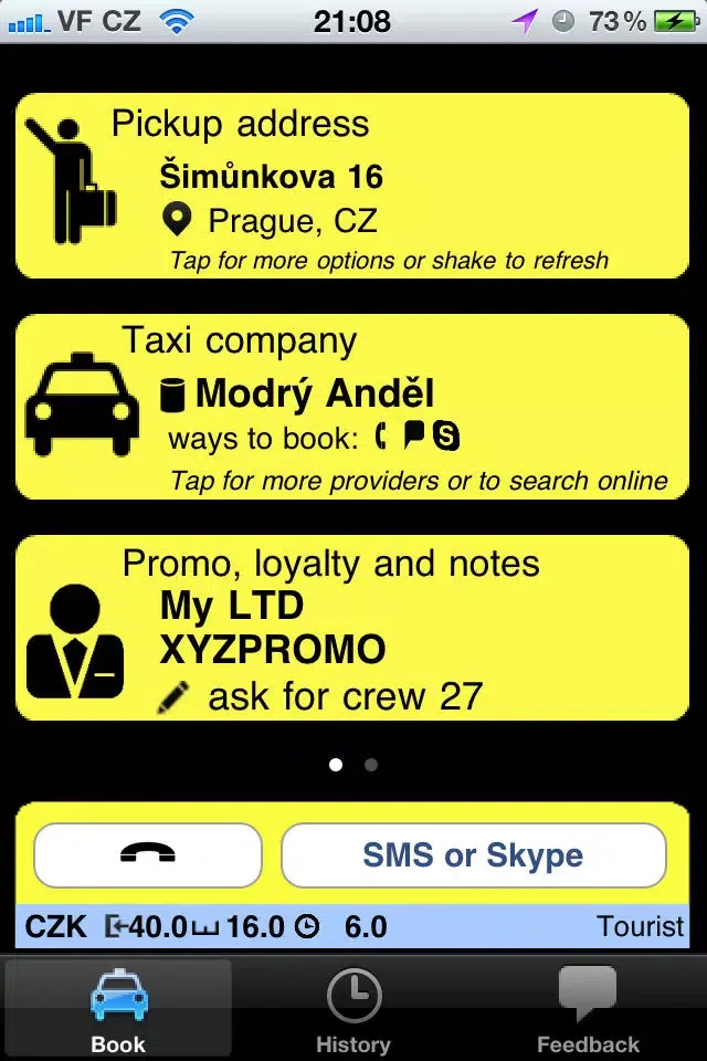 تصاویر Taxican. SMS, Skype & Phone taxi booking.