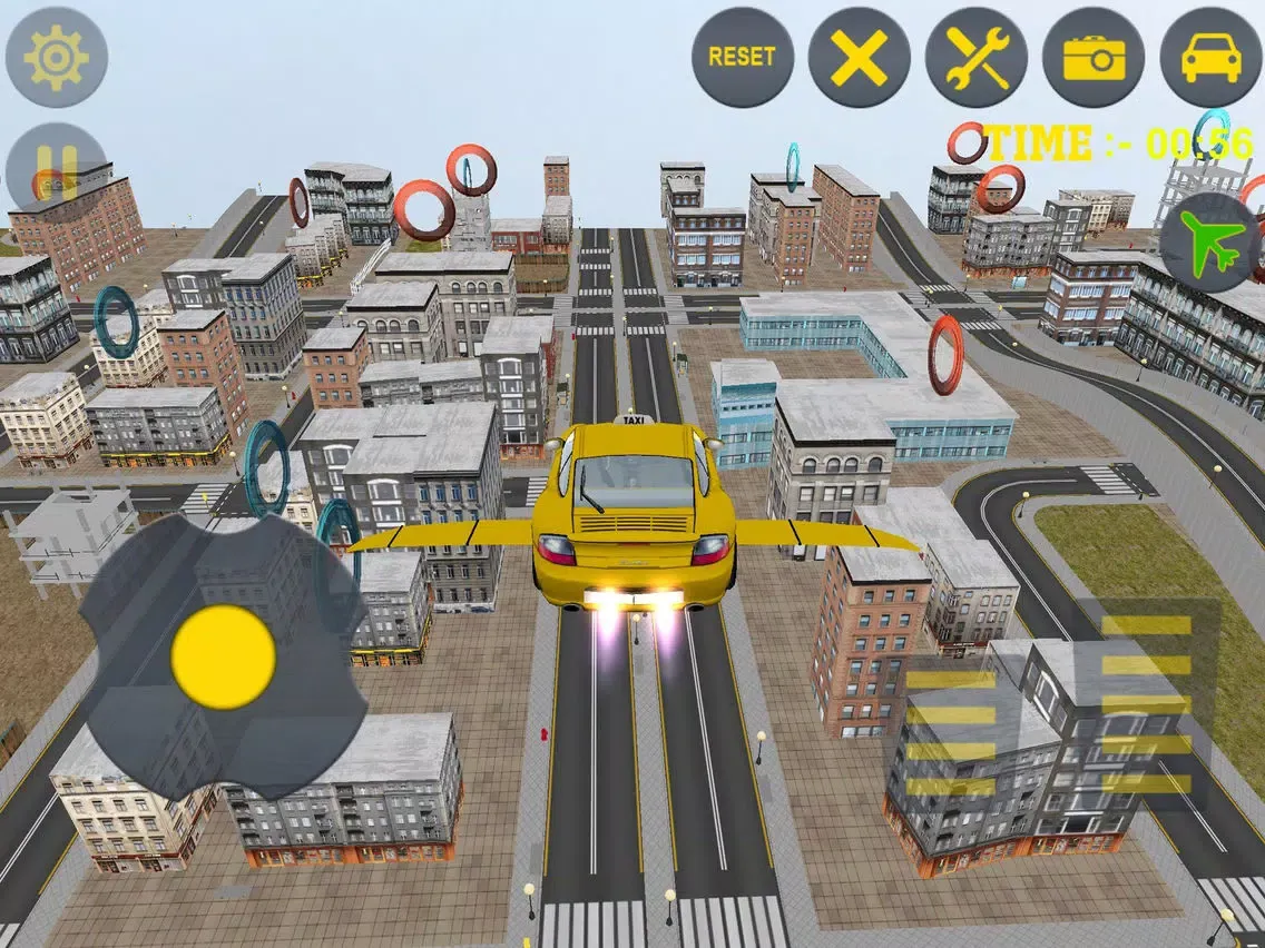 ภาพหน้าจอของ Taxi Car Flying Simulator iPad 
