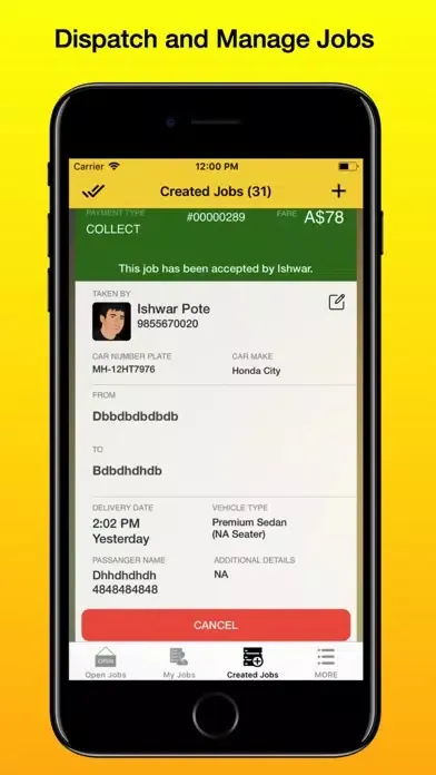 TAXI CHARGE - Get Taxi Jobs Screenshots