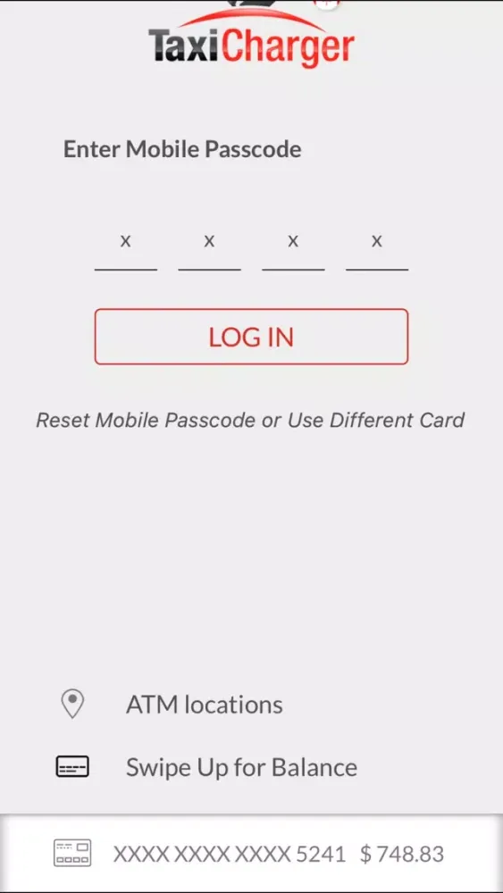 Tangkapan layar Taxi Charger Card (Canada)