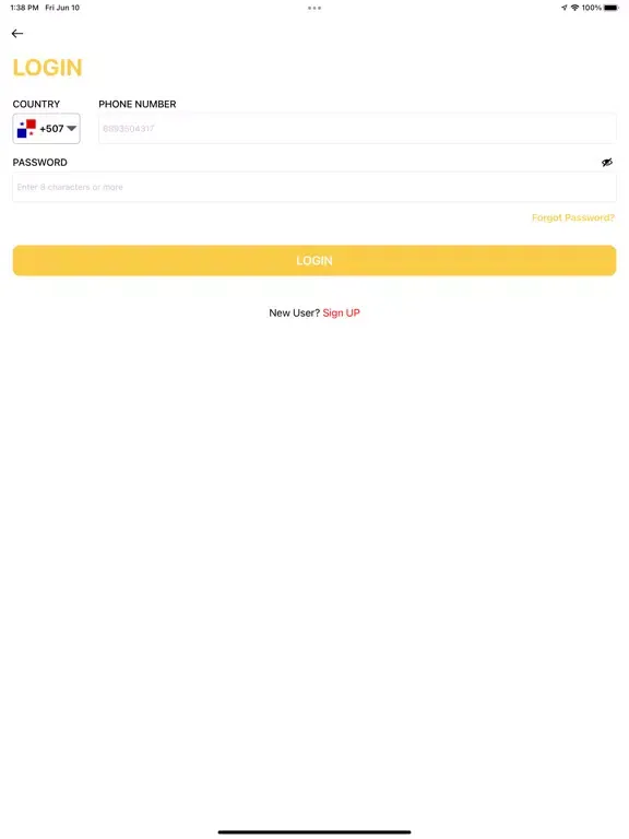 TaxiClub Panama iPad  Screenshots