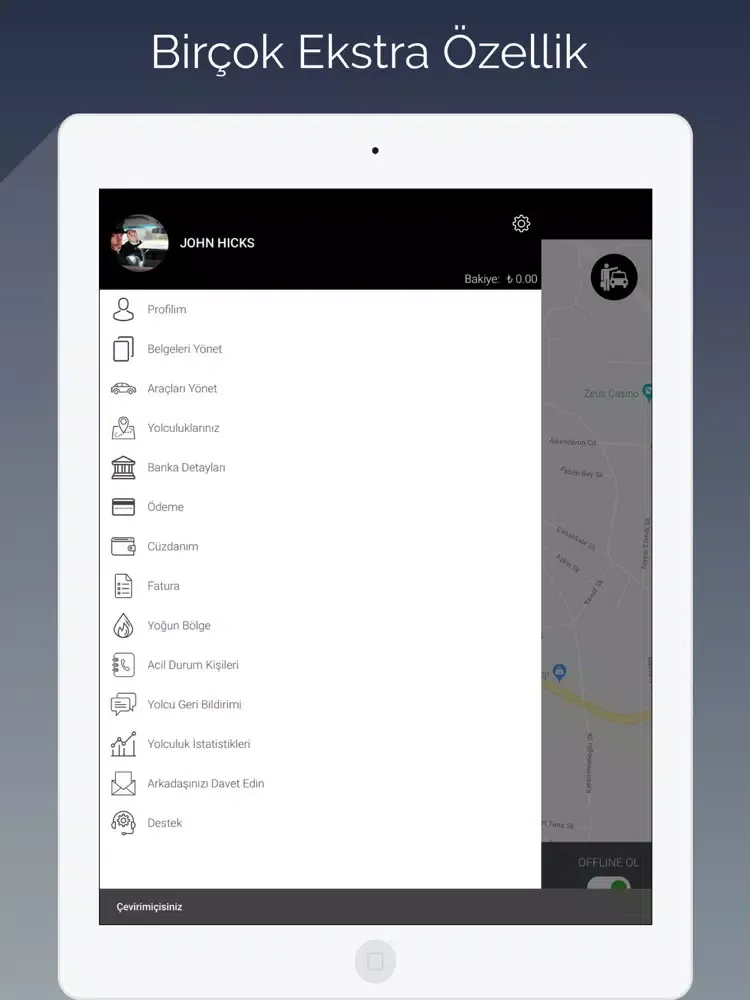 Скриншоты TaxiCy Partner iPad 