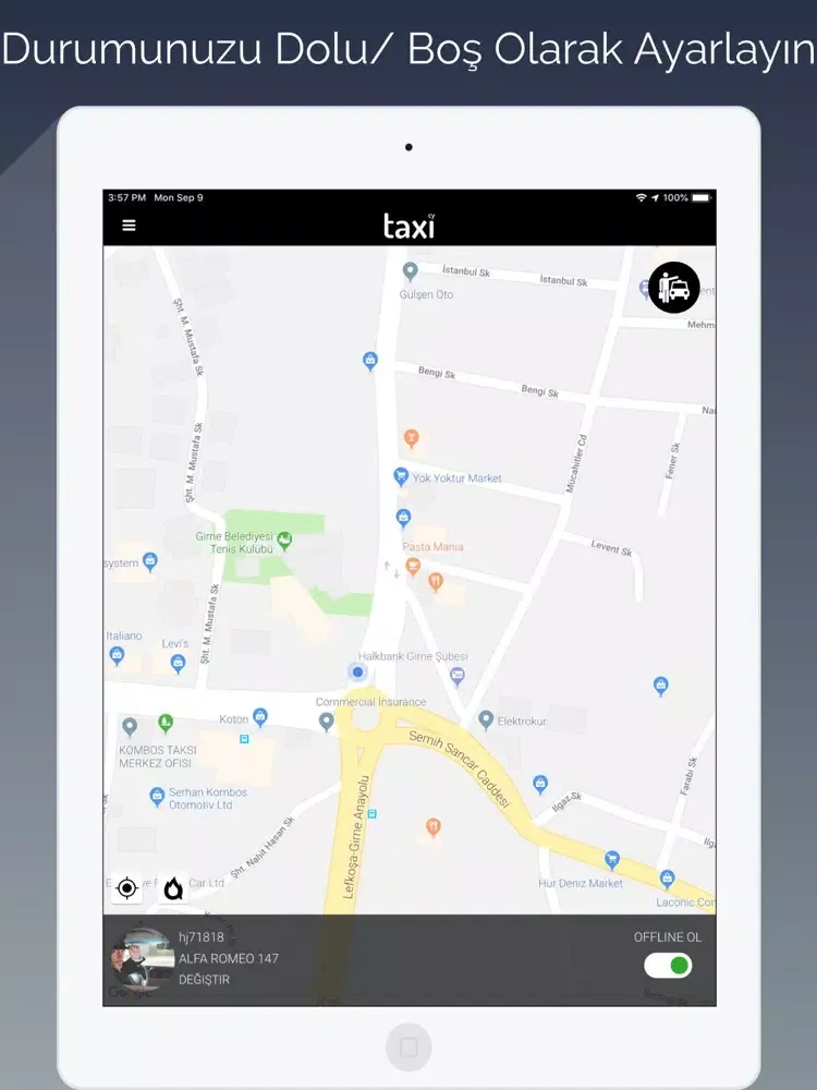 Скриншоты TaxiCy Partner iPad 