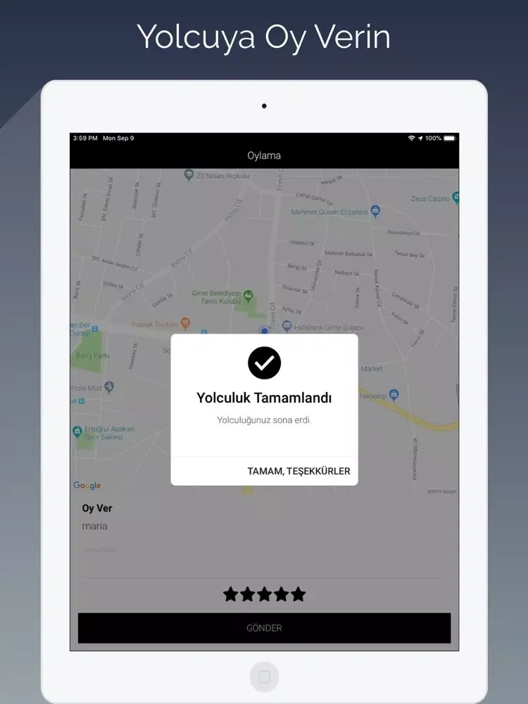 Скриншоты TaxiCy Partner iPad 