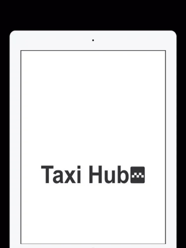 Zrzuty ekranu taxi Hub cab driver iPad 