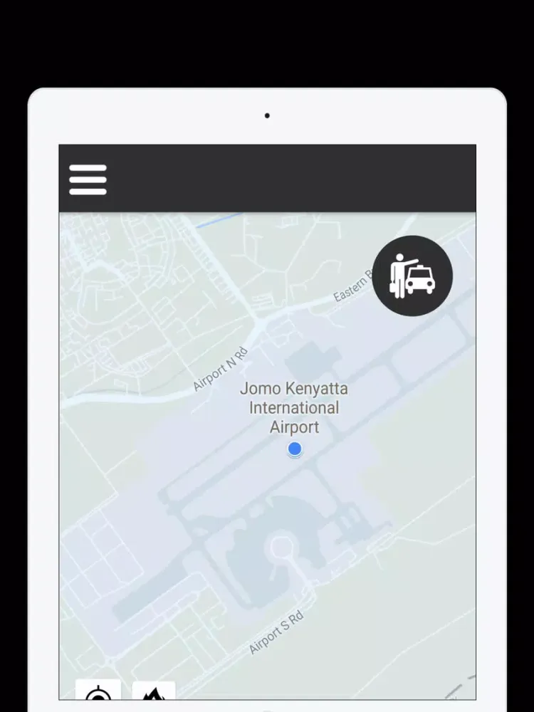 Zrzuty ekranu taxi Hub cab driver iPad 