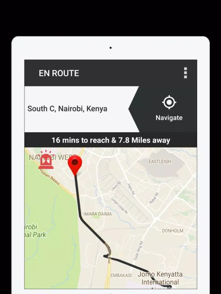 Zrzuty ekranu taxi Hub cab driver iPad 
