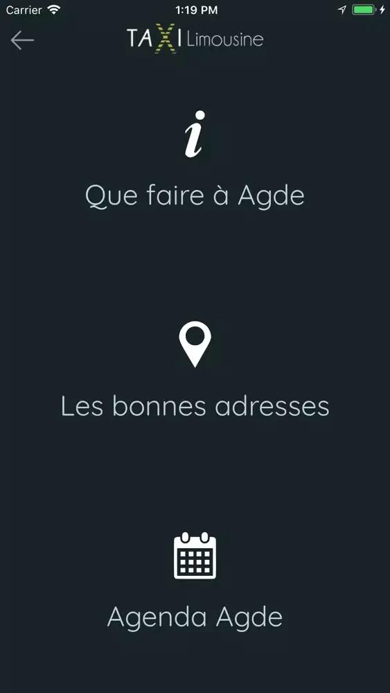 Taxi Limousine Agde سکرین شاٹس