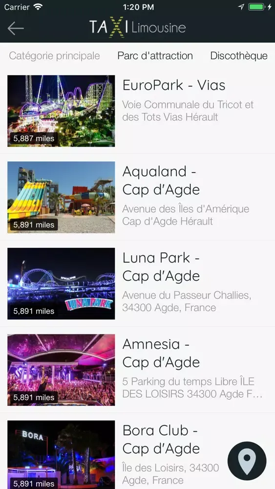 Taxi Limousine Agde سکرین شاٹس