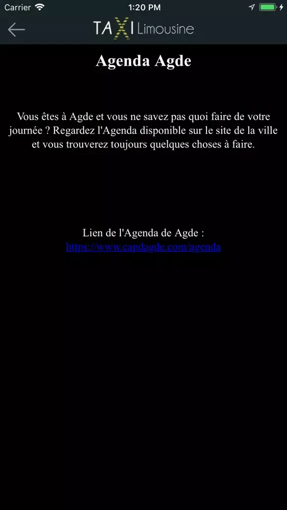 Taxi Limousine Agde سکرین شاٹس