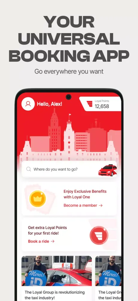 Ảnh chụp màn hình của Taxi Loyal