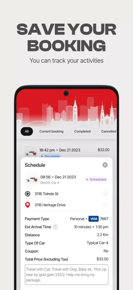Ảnh chụp màn hình của Taxi Loyal